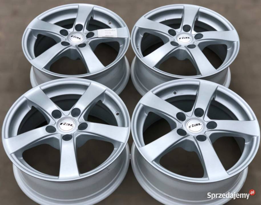 4x Alu Felgi Rial Germany 5 1143 R16 7j ET45 Średnica 16" Skołoszów sprzedam