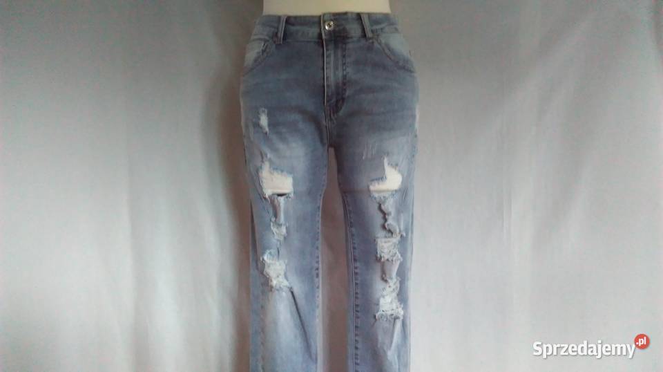 SPODNIE damskie JEANS jasny r L jakość NOWE Białystok