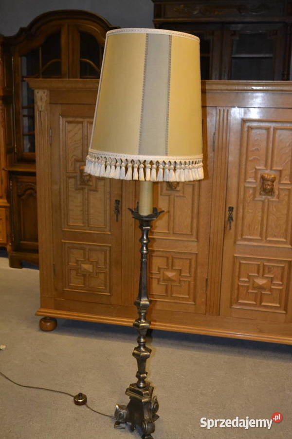 lampa podłogowa stare srebro Będzin sprzedam