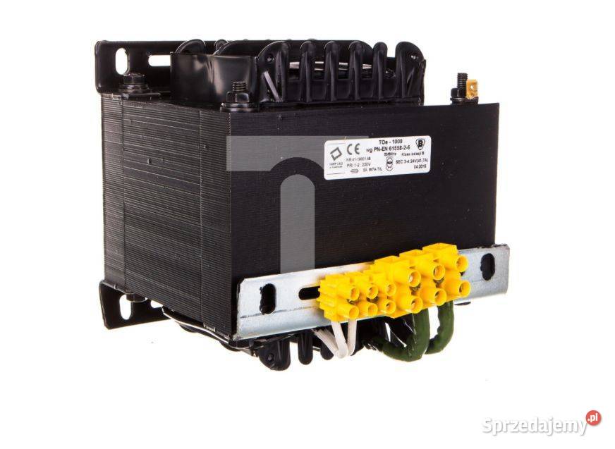 Transformator jednofazowy TOe 1000VA 230V24V Bolesławiec