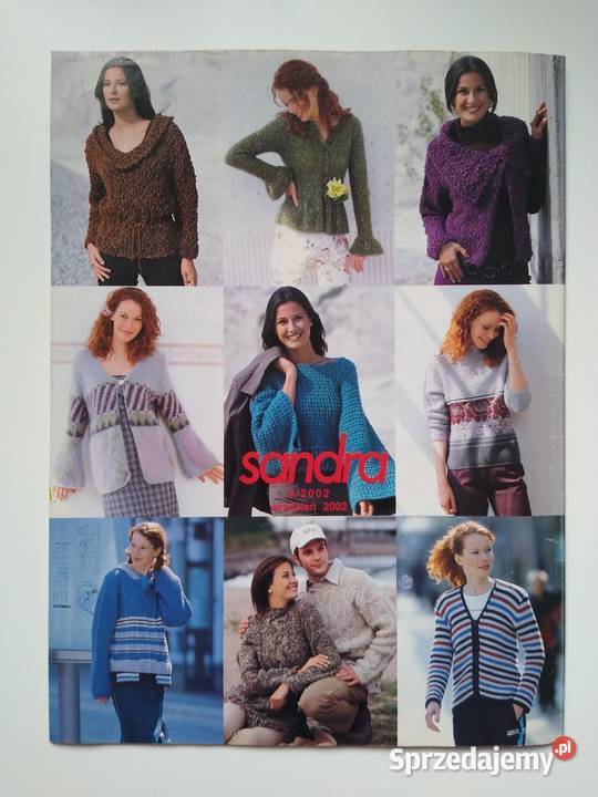 Modne Dzianiny Sandra 92002 Rok wydania 2002 Gdańsk sprzedam