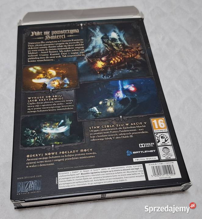 Diablo 3 Reaper of Souls Dodatek Blizzard 2014 sprzedam