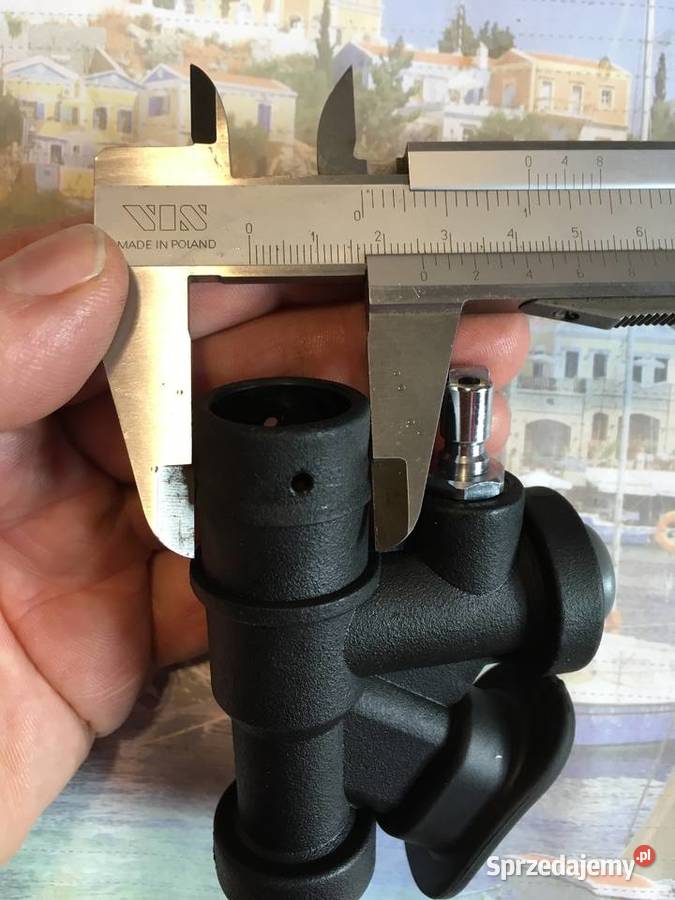 Głowica do inflatora jacketu karbowanego węża o śląskie