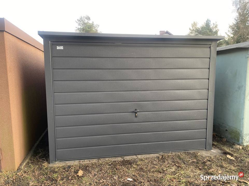 Garaż 3x5 WZMOCNIONY kolor Antracyt Mat szybki samodzielny Będzin sprzedam