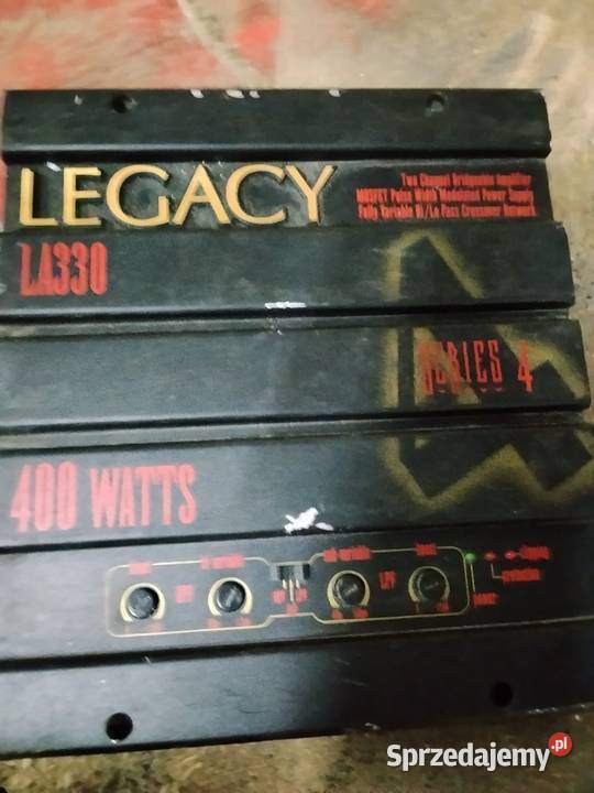 Wzmacniacz samochodowy Legacy Ilość kanałów 2 Jawor sprzedam