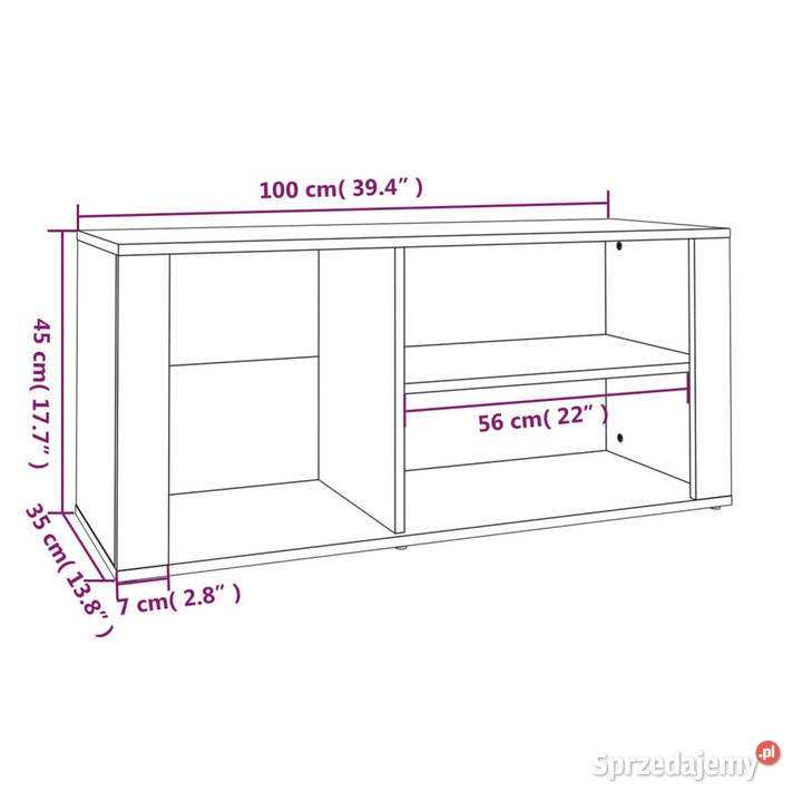 Szafka na buty wysoki połysk biała 100x35x45 Warszawa sprzedam