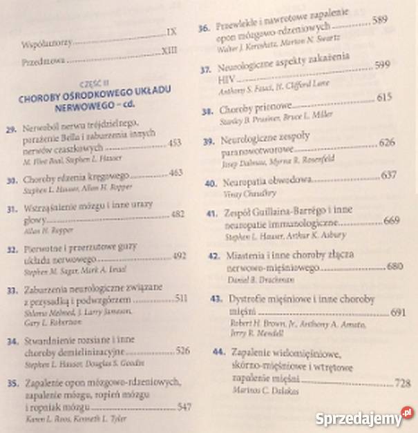 NEUROLOGIA W MEDYCYNIE KLINICZNEJ TOM I HARRISON