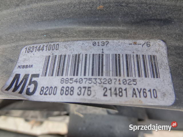 CHŁODNICA WODY KLIMATYZACJI NISSAN NOTE I 15 DCI