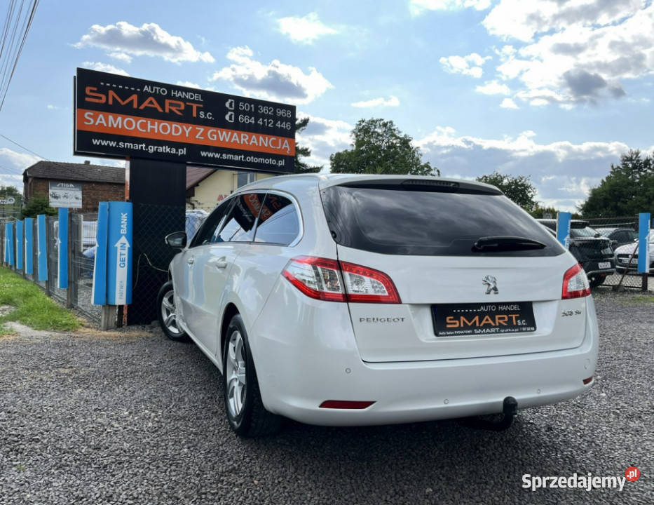 Peugeot 508 SW Bezwypadek Serwis Panorama Biała czujnik zmierzchu Rydułtowy