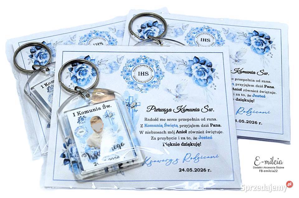 Breloczki ze zdjęciem dziecka jako podziękowania Zielona Góra