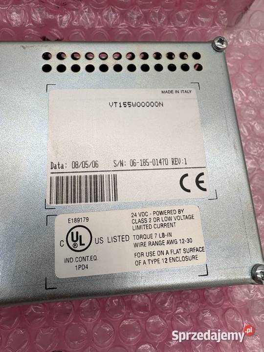 ESA VT15500000N HMI Panel mazowieckie