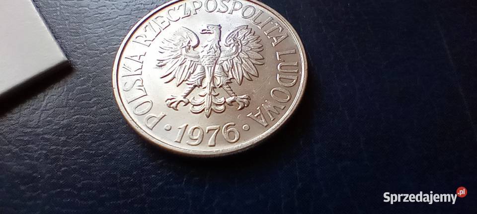 Stare monety 50 groszy 1976 PRL Polska Cudo Lesko