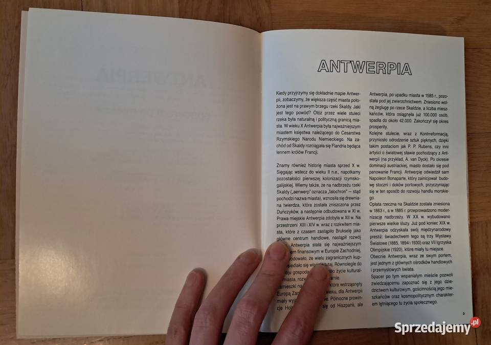 Książka przewodnik Antwerpia Belgia zwiedzanie Warszawa