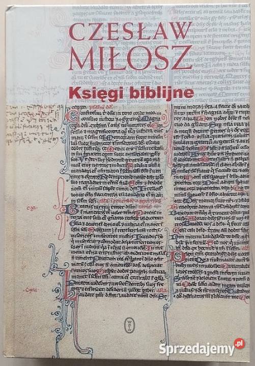Księgi Biblijne Miłosz Czesław sprzedam