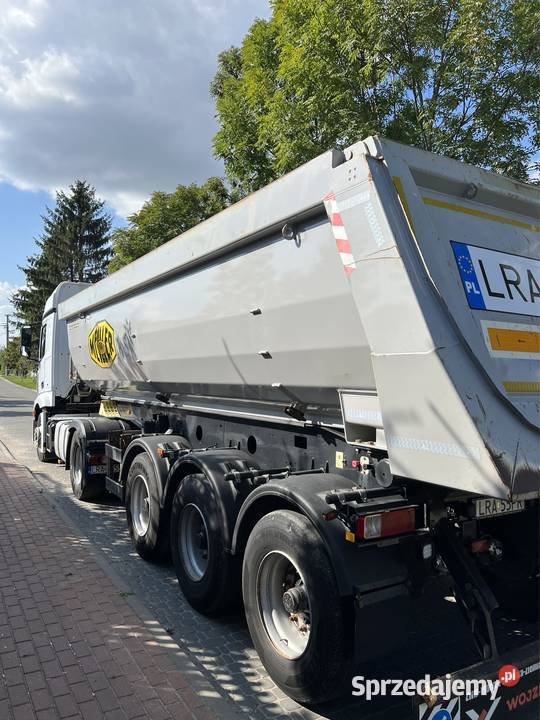 Mercedes ACTROS ADR Hydraulika zestaw wywrotka welurowa tapicerka Ciągniki siodłowe Radzyń Podlaski