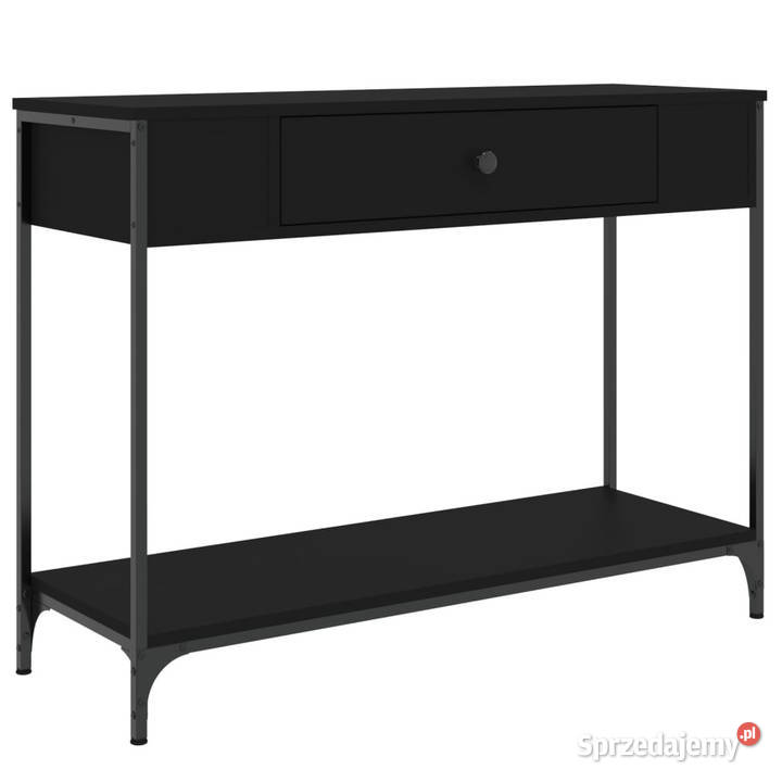 Stolik konsolowy czarny 100x345x75 WM834160 Warszawa