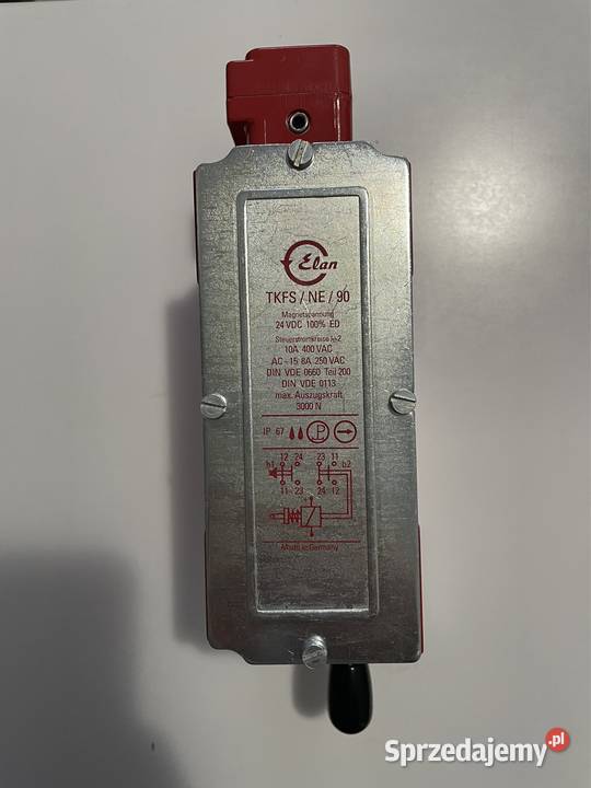 Wyłącznik przełącznik krańcowy ELAN TKFS90 Czarnożyły