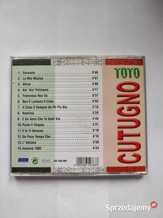 toto cutugno serenata insieme la mia musica 1998 pop Kielce
