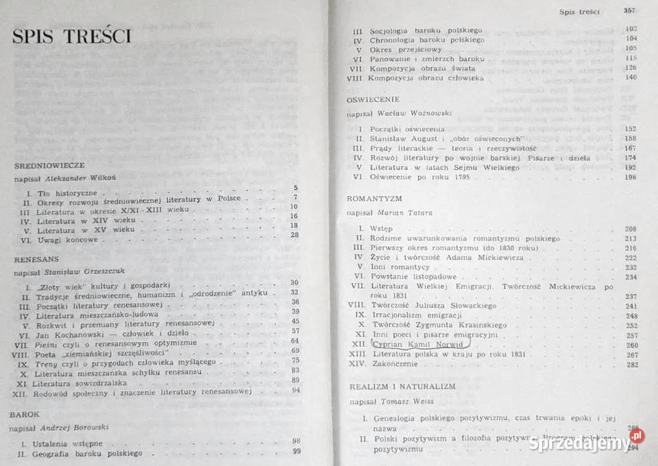 Historia literatury polskiej w zarysie Tom 1 M lubelskie