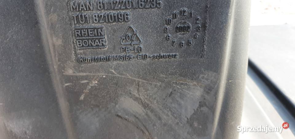 ZBIORNIK PALIWA PLATIKOWY 280 LITRÓW 81122016235 Bieleń sprzedam