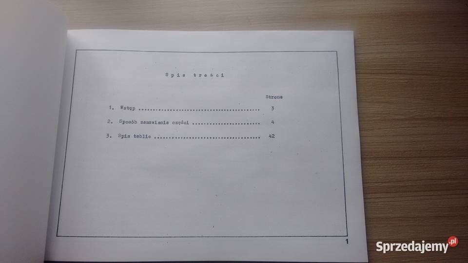 Katalog cześci przyczepa d 50 Stalowa Wola