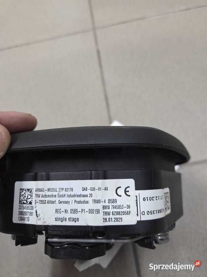 Poduszka AIRBAG BMW G20 G21 G22 G23 oryginal małopolskie Skawina