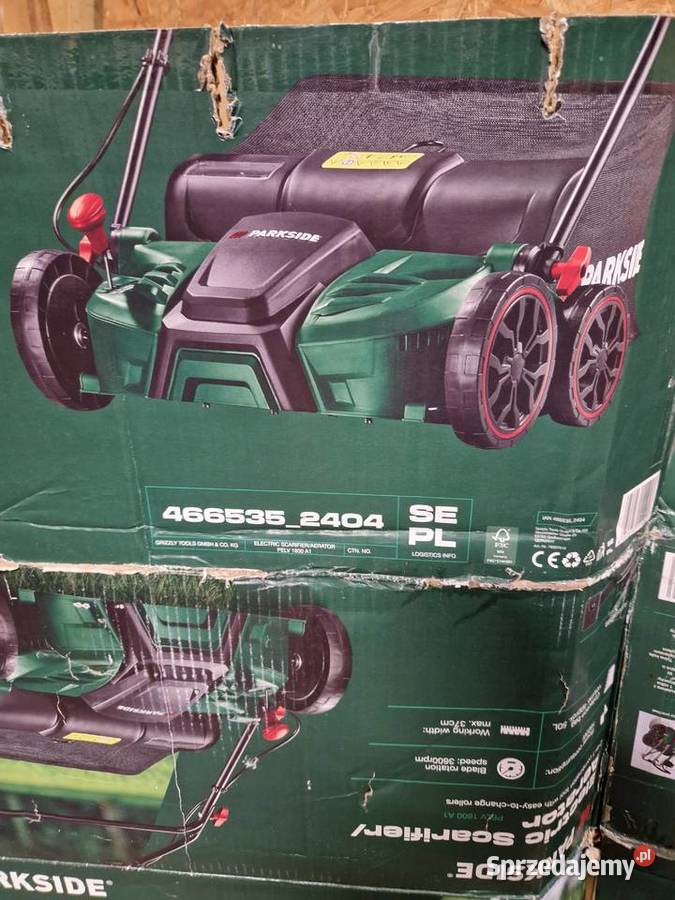 Wertykulator i Aerator 2w1 1800W Parkside PELV wielkopolskie Głogowa