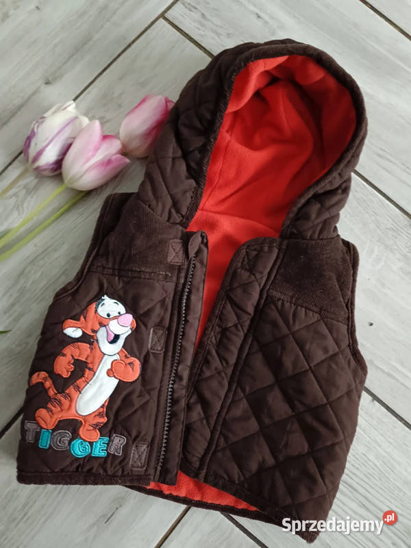 Bezrękawnik chłopięce z kapturem Disney 36m