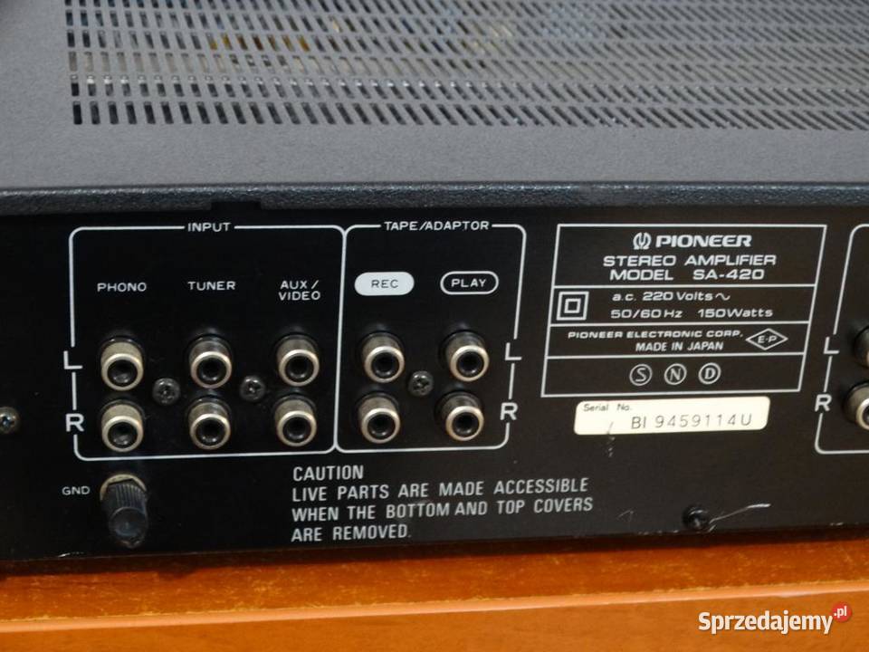 Wzmacniacz Pioneer SA420 Vintage WYSYŁKA Jasło