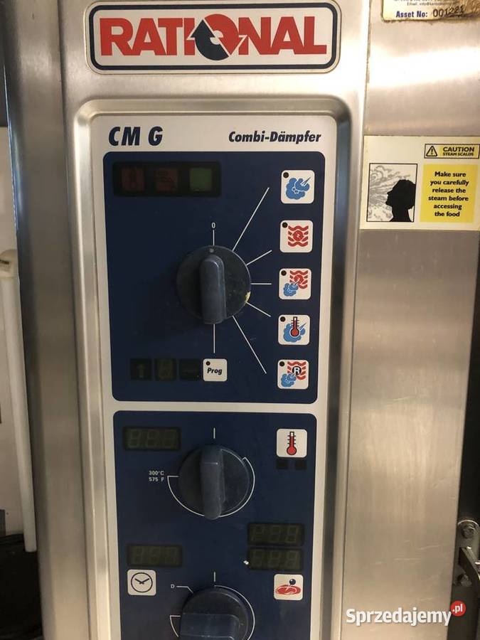 Piec Rational CMG gazowy konwekcyjnoparowy 10 gn mazowieckie