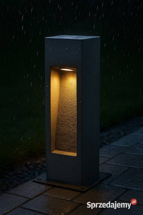 Betonowe lampy ogrodowe IP65 nowoczesny design Złocieniec