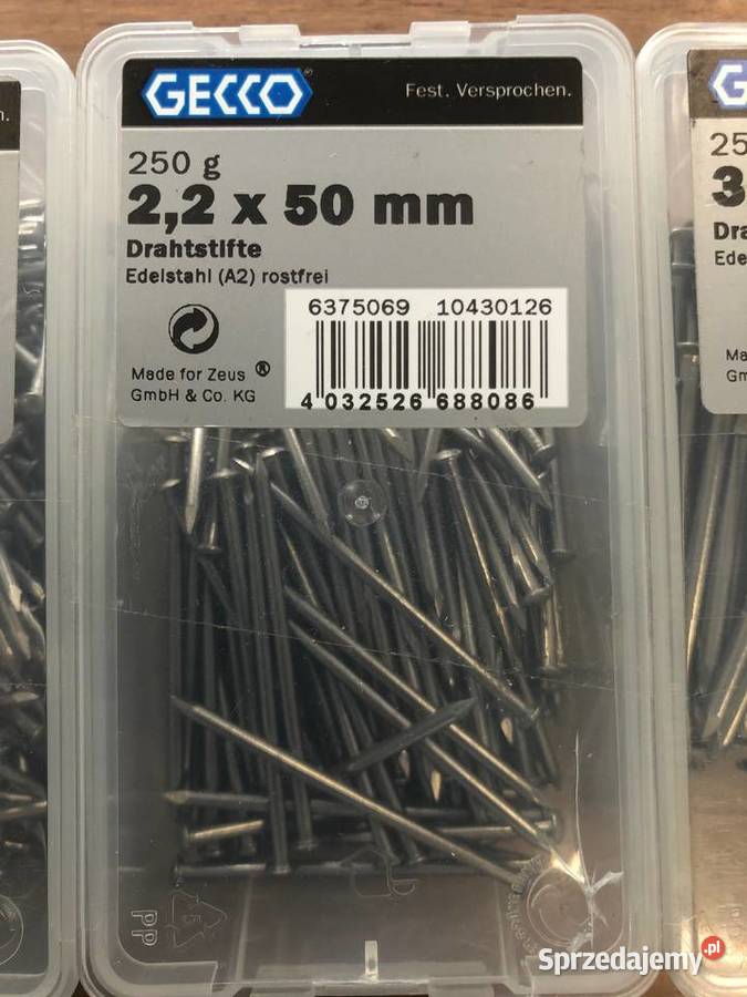 Gwóźdź 22x50 nierdzewny A2 Pozostałe śląskie Rydułtowy