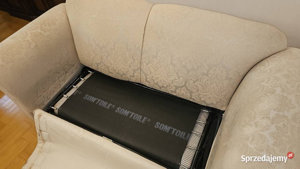 Kanapa wygodna ze spaniem tkanina Kielce