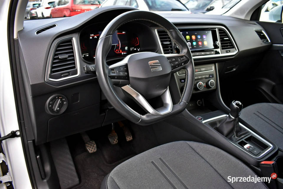 Seat Ateca Bezwypadkowy Salon Polska Serwis ASO biały Łódź
