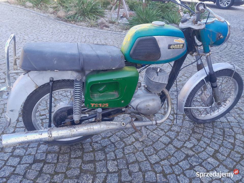 Mz ts 125 z dokumentami MZ Mirzec