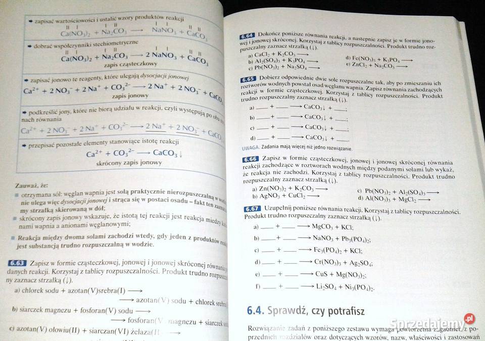 Zbiór zadań z chemii Gimnazjum 13 Maria A Bigos lubelskie Chełm