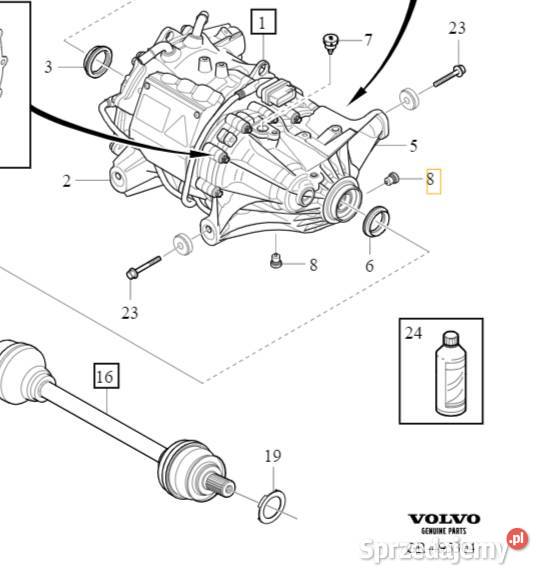 VOLVO S60 V60 S90 V90 XC60 XC90 II HYB korek Gadgety motoryzacyjne dolnośląskie Bielany Wrocławskie
