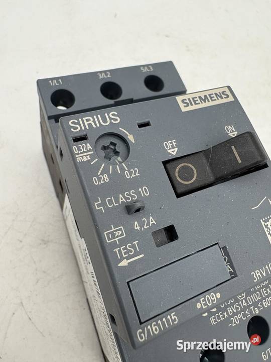 Siemens 3RV10111AA10 Wyłącznik silnikowy 1116A mazowieckie
