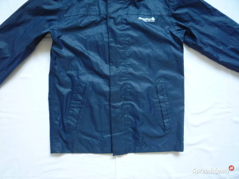 Regatta 128 Granatowa Kurtka Przeciwdeszczowa chłopiec zachodniopomorskie Szczecin