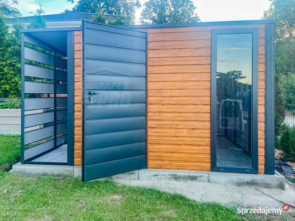Schowek Domek Ogrodowy 3x3 wiata 07m Drzwi okno Sanok