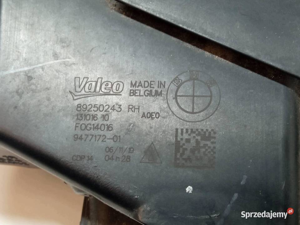 HALOGEN PRZÓD PRAWY 89250243 Bmw Seria 5 VII