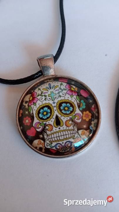 Naszyjnik na rzemyku czaszka Nowy Sącz