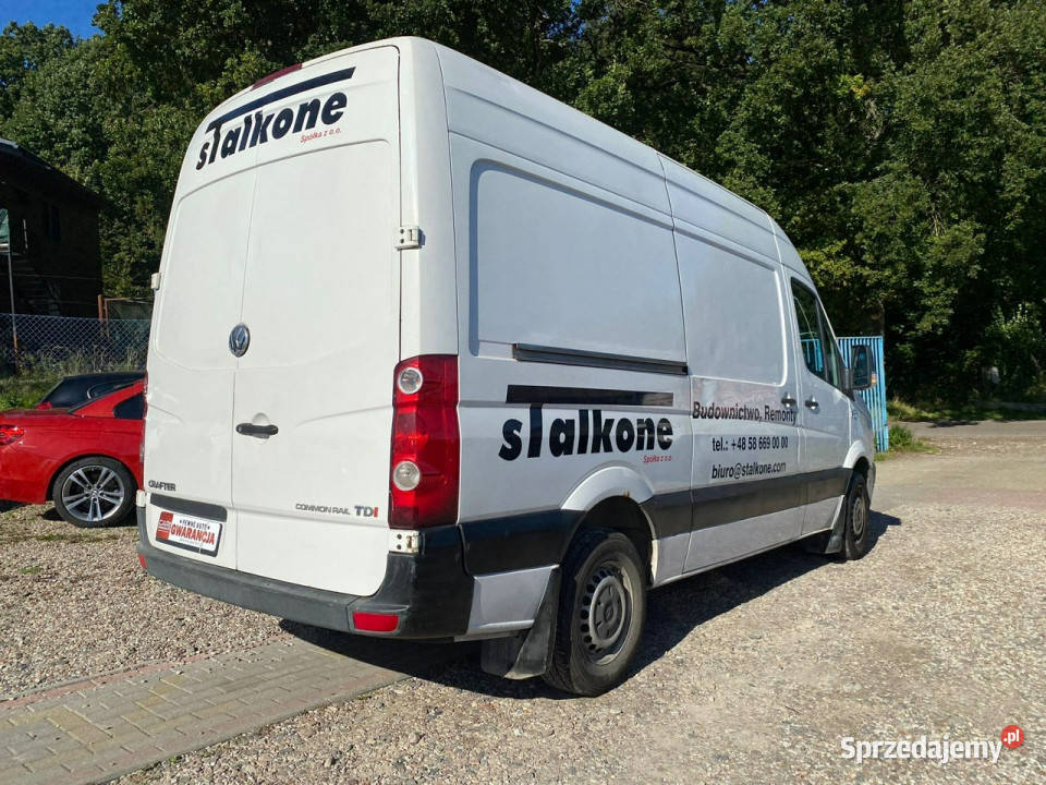 Volkswagen Crafter 20 tdi 140 ladny zadbany brak ESP Gdańsk