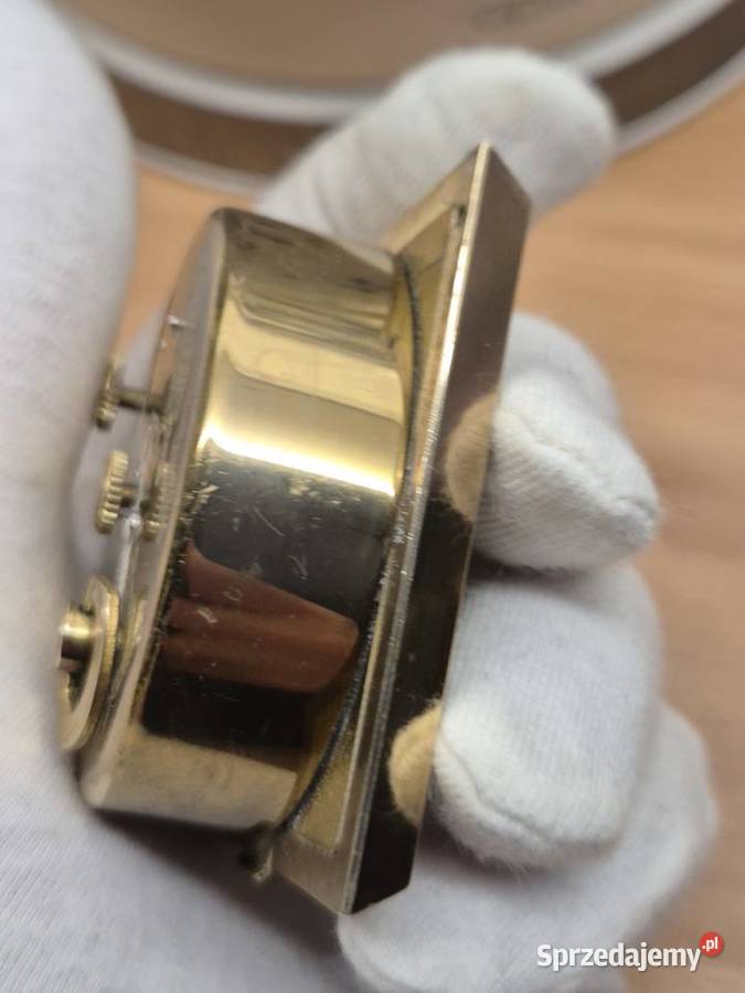 Stary podróżny budzik Cyma AMIC Chorzów