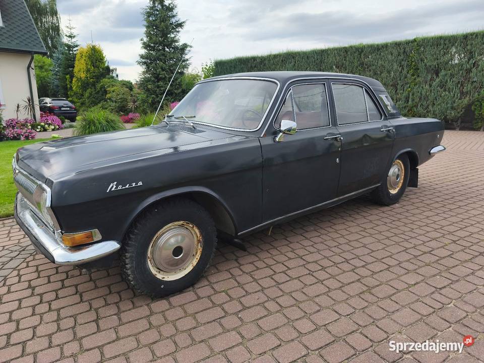Wołga GAZ 24 I seria1973 czarny mazowieckie Góra Kalwaria
