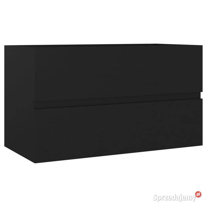 Szafka pod umywalkę czarna 80x385x45 WM804747 mazowieckie Warszawa
