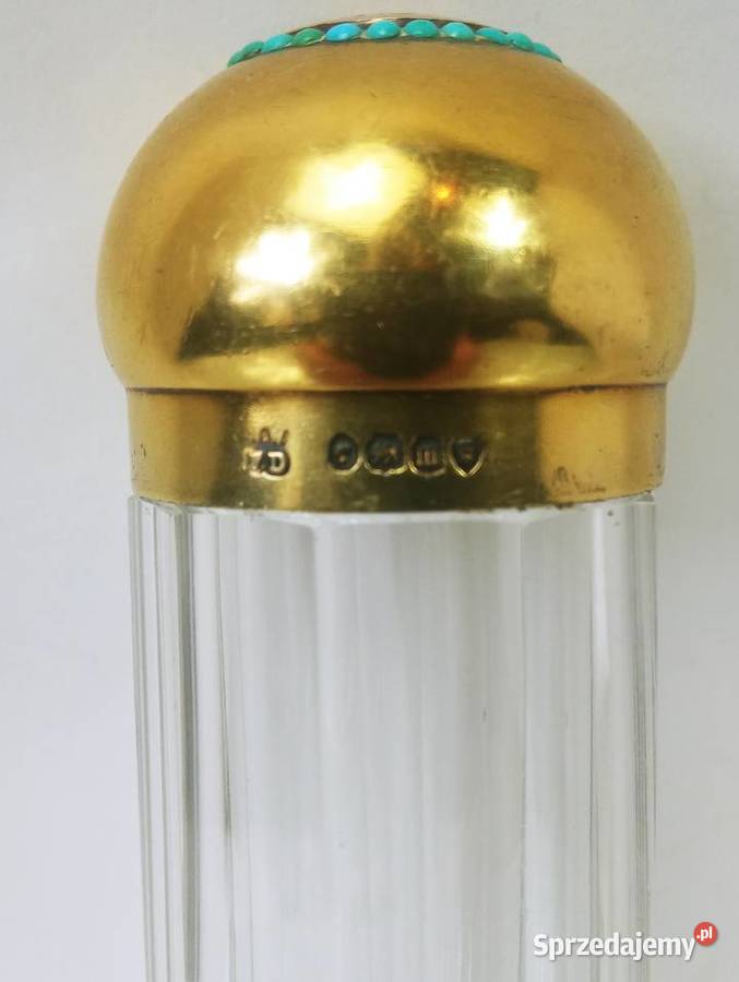 Flakon kosmetyczny Flakon Srebro Anglia 1867 Nowa Sól