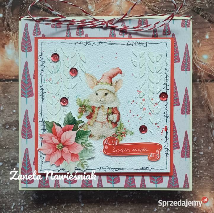 Kartki świąteczne różne wzory rękodzieło sprzedam