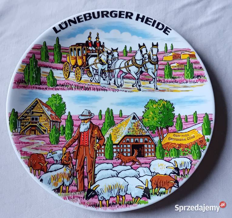 Ciekawy talerz Baviaria wielkopolskie Koźminek sprzedam