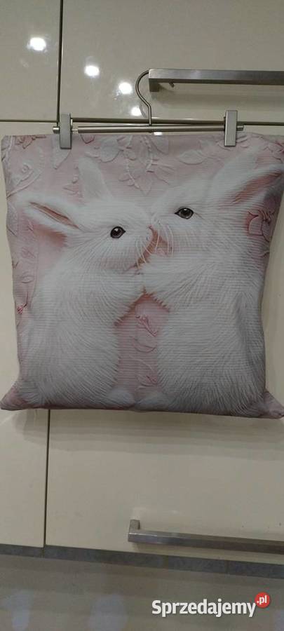 Poduszka świąteczna dwa zajączki Lublin sprzedam